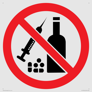 P908 Prohibition: No alcohol or drugs